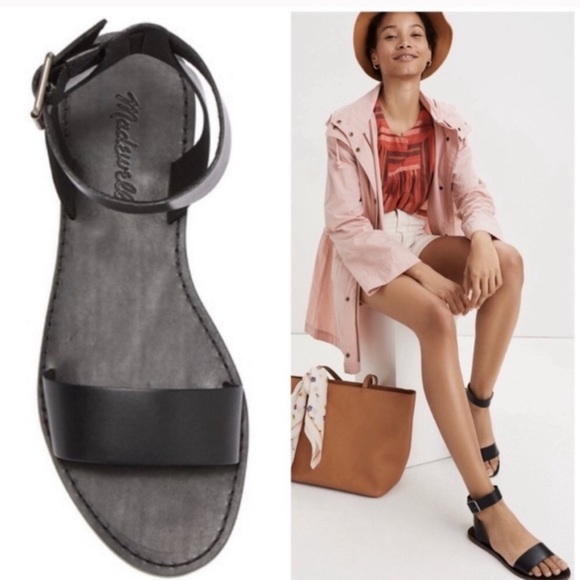 Madewell Shoes - NEW Madewell The Boardwalk Sandal Black Size 9